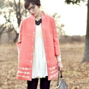 Lauren Moffatt Pink Arrow Coat